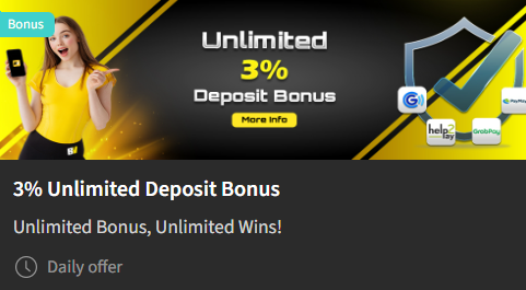 JiliBet Casino 3% unlimited deposit cashback bonus