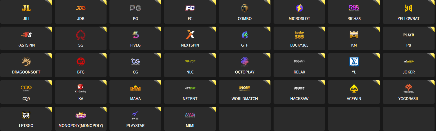 JiliBet Casino 30+ game providers including JILI PG Soft Evolution